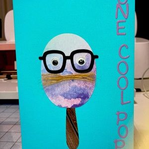 Handmade One Cool Pop Card